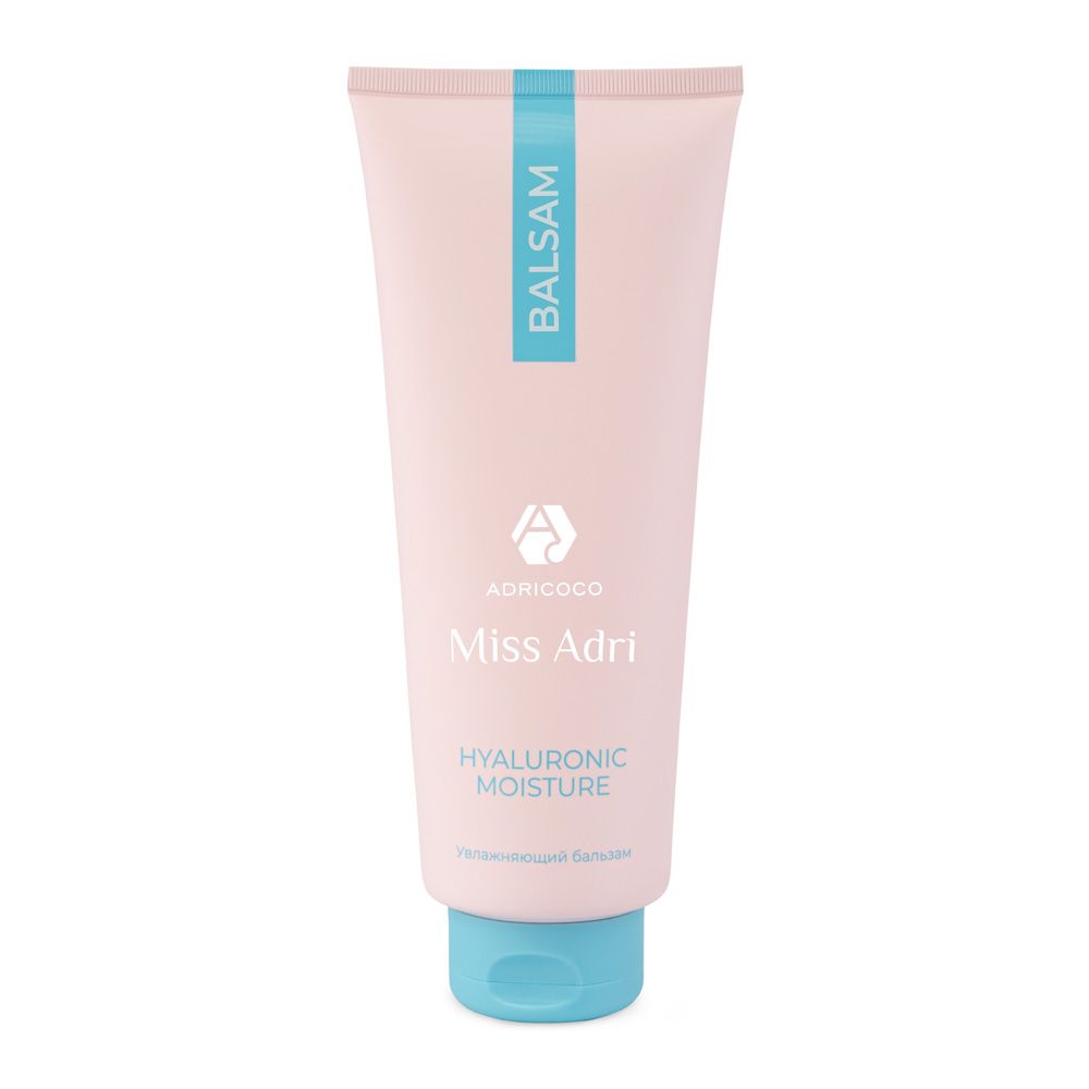 ADRICOCO, Увлажняющий бальзам для волос Miss Adri Hyaluronic moisture, 400 мл, арт.185906 Ч/З