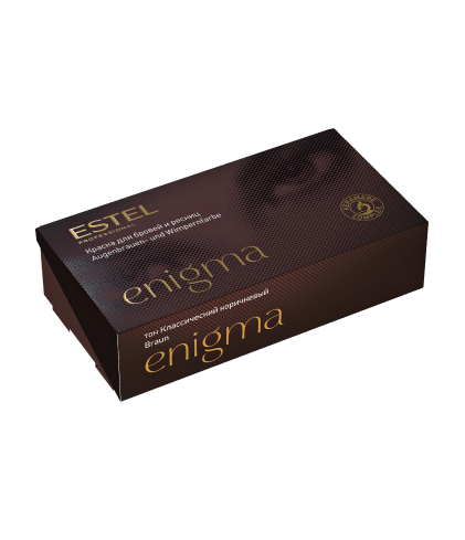 Estel Enigma, Краска для бровей и ресниц  тон КОРИЧНЕВЫЙ, 20 гр./20 мл.