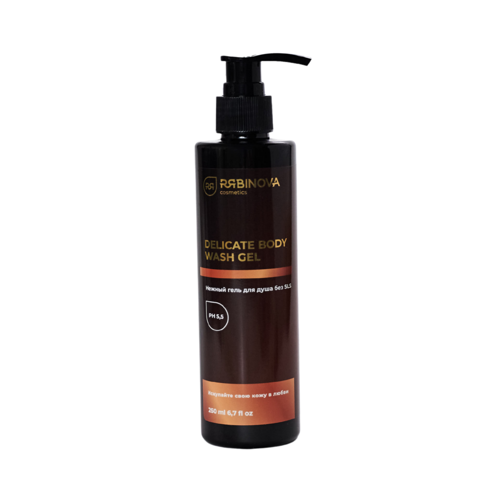Riabinova Cosmetics, Гель для душа бессульфатный, цитрусовый, 250 мл