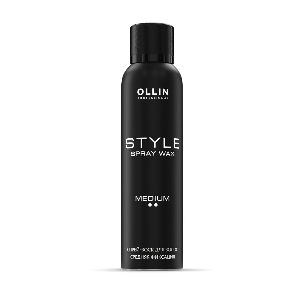 OLLIN STYLE, Спрей-воск для волос средней фиксации 150мл