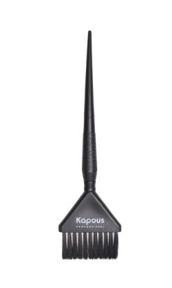 Kapous, Кисть прямая для окрашивания 214*56 мм, черная арт. 2434