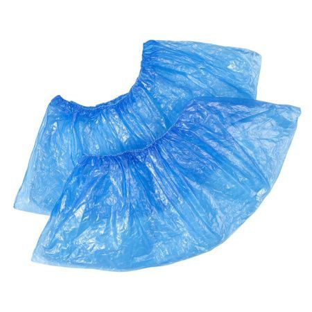 Elegreen, Бахилы плотные п/э двойные синие, 50 пар, 3,9 гр., арт. ЭГ-35/2/50