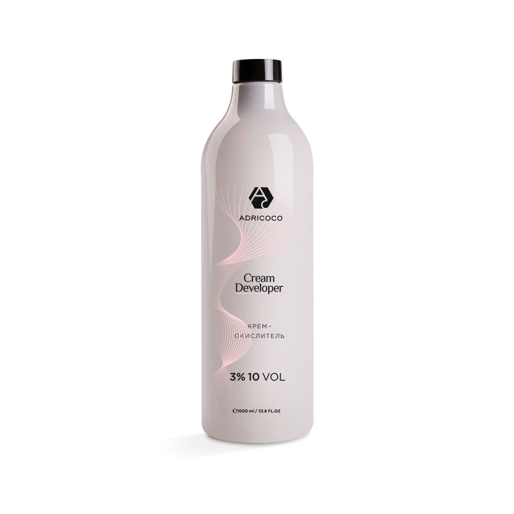 ADRICOCO, Крем-окислитель Cream Developer 3% (10 vol.), 1000 мл, арт.183094